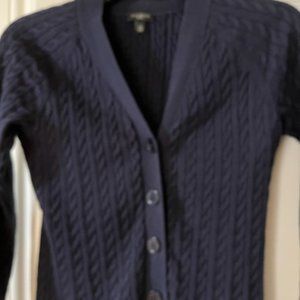 TALBOTS Cable Cardigan cotton Size PS